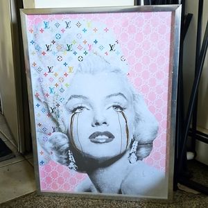 Limited edition Marlyn Monroe print 30 x 40